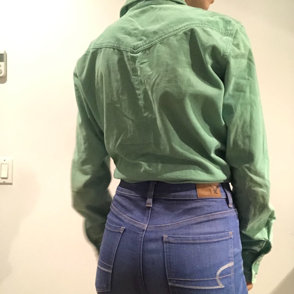 Minty corduroy for an adventure in the woods! - Picture 3 of 8